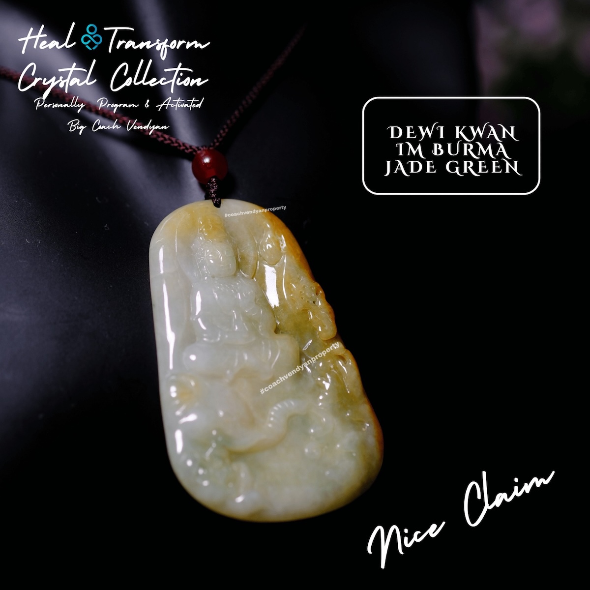 KWAN IM BURMA JADE GREEN - Gambar 3