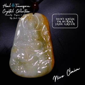 KWAN IM BURMA JADE GREEN