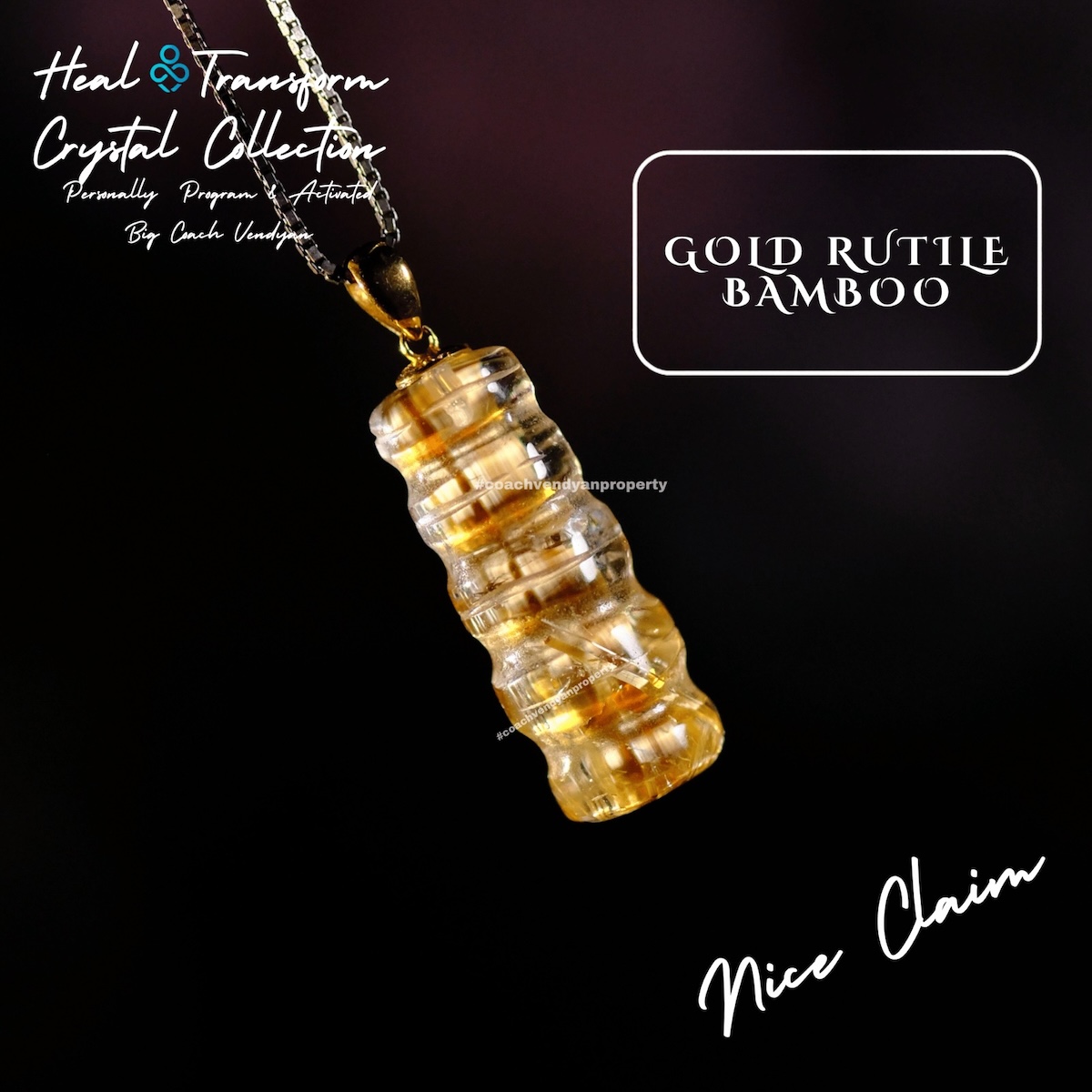 GOLD RUTILE BAMBOO - Gambar 2