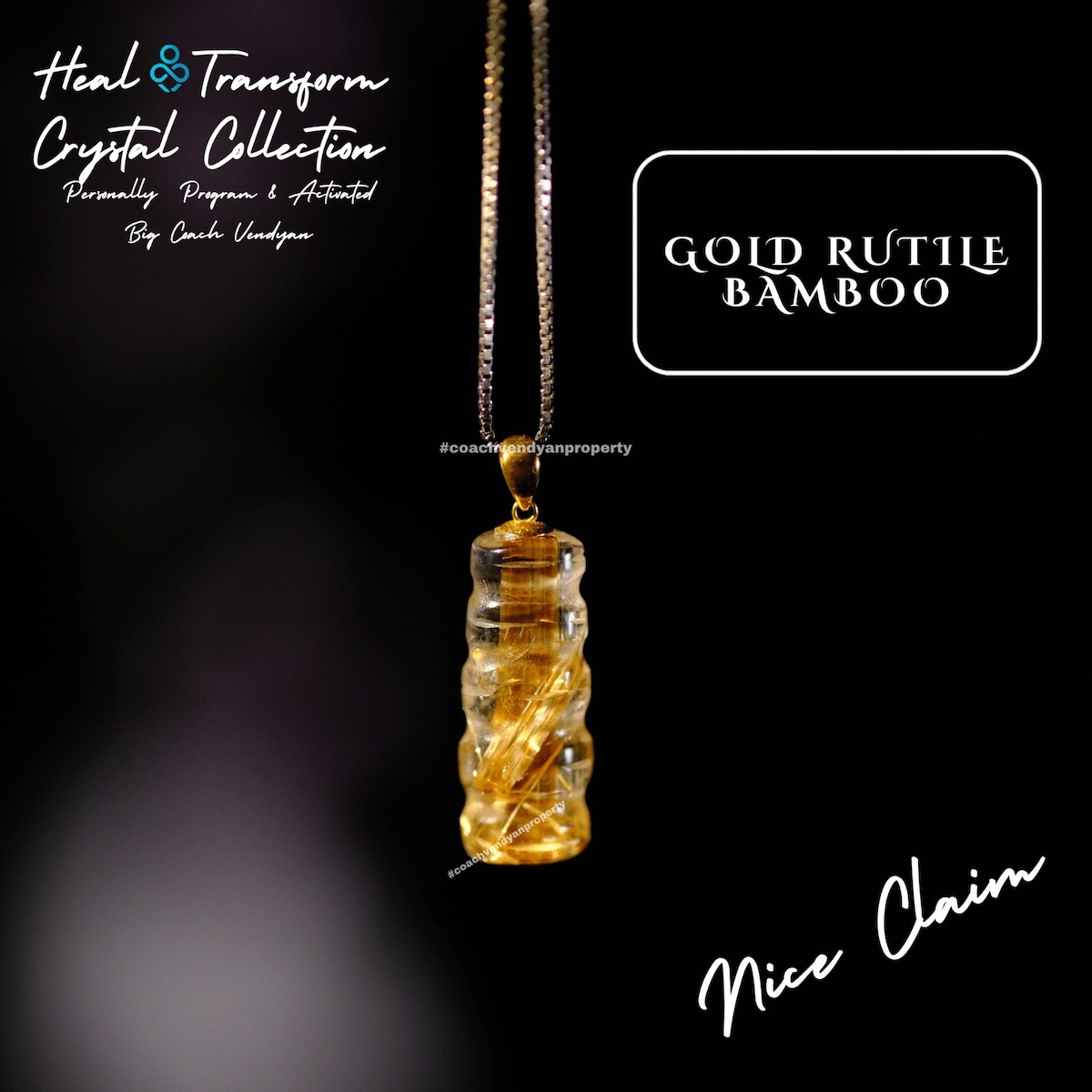 GOLD RUTILE BAMBOO - Gambar 4