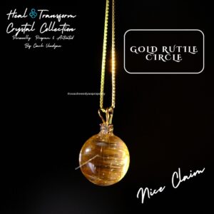 GOLD RUTILE CIRCLE
