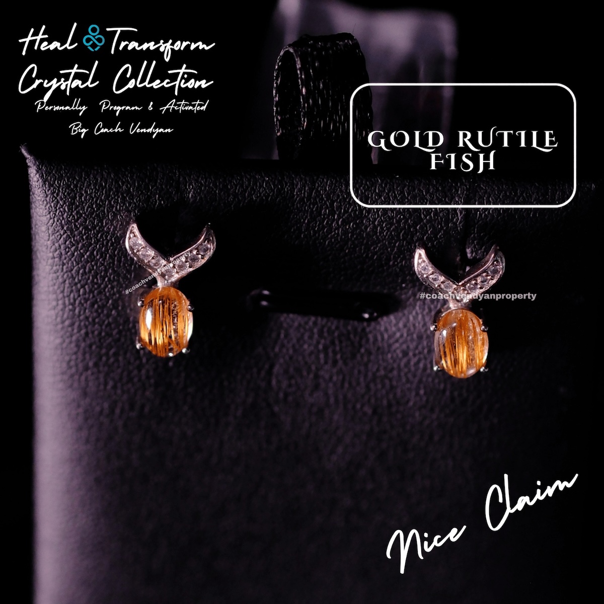 GOLD RUTILE FISH - Gambar 4