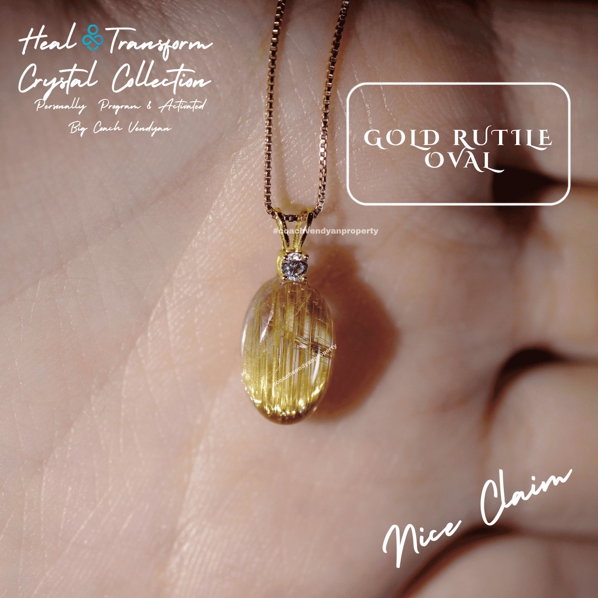 GOLD RUTILE OVAL - Gambar 5
