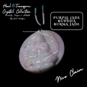 PURPLE JADE BUDDHA BURMA