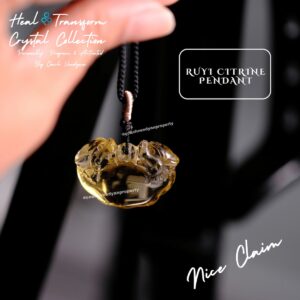 RUYI CITRINE PENDANT