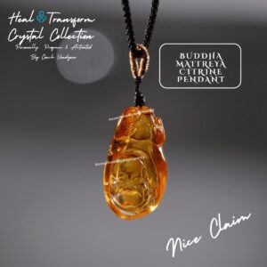 BUDDHA MAITREYA CITRINE