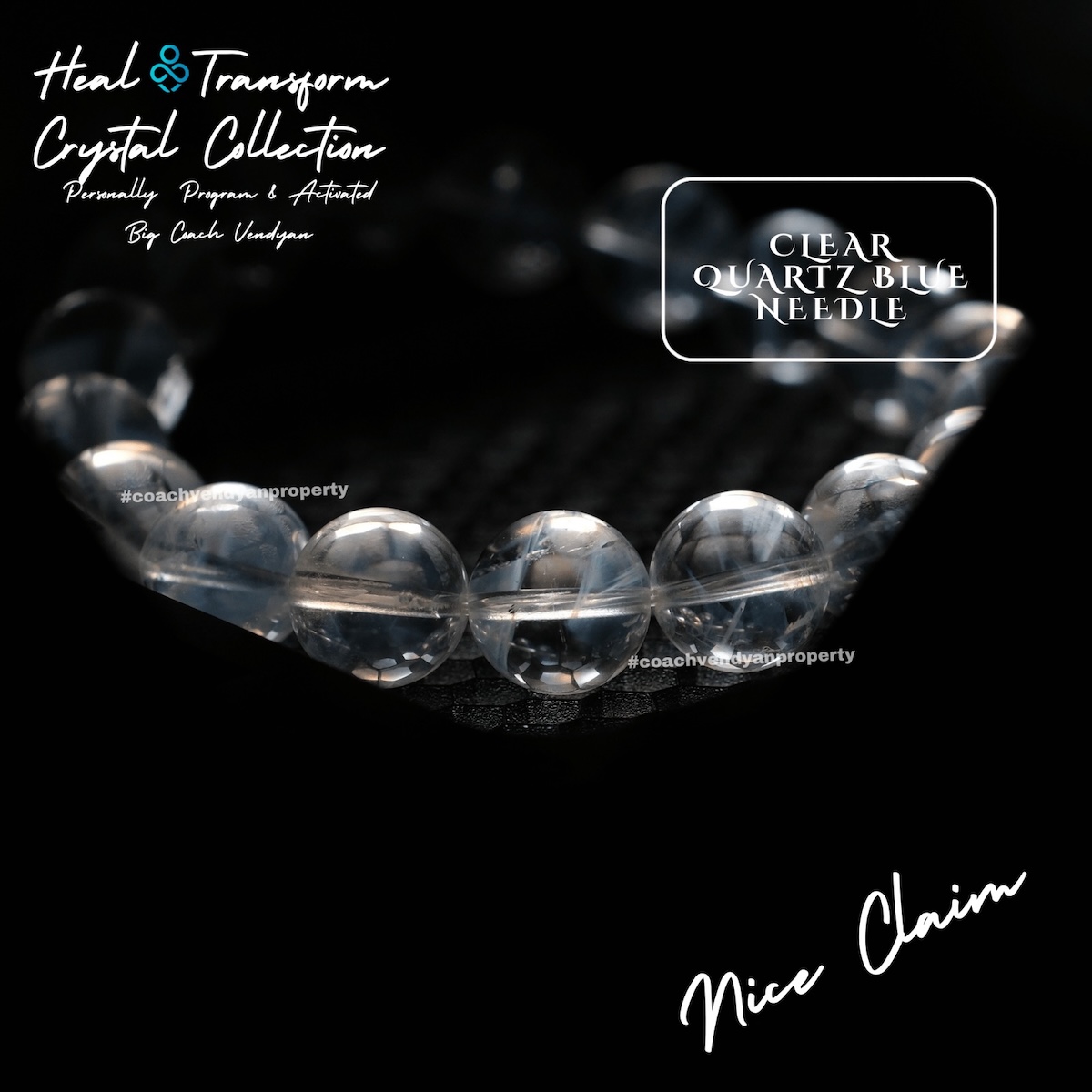 CLEAR QUARTZ BLUE NEEDLE - Gambar 4
